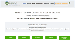 Desktop Screenshot of helptherapist.com